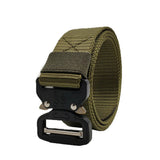 Men's Nylon Outdoor Tactical Belts Military Waist Belt with Metal Buckle Adjustable Heavy Duty Training Waist