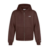 New Zippered Open-Shirt Trousers Simple Letter-Print Hooded Jacket Jacket