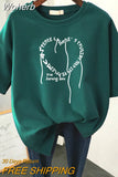 Oversized T Shirts 100% Cotton Plus Size T Shirt Summer Top Tees Heart Printed O Neck L-6XL Short Sleeve Tshirt Women-Outfit