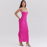 Women's Summer New Mid-Length Dress Lace Lace Wrapping Skirt Dress Sexy Dress
