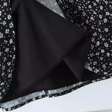 Trendy Women's Dress, Retro Holiday, Leisure, Small Broken Flower Skirt, Seaside Style, Romantic, Pastoral And Elegant Skirt-Outfit