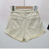 Women Denim Vintage Summer Basic Simple All-match Hot Sale High Waist Leisure Ulzzang Ladies Streetwear Chic Classic