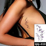 Water Transfer Tattoo Sexy Red Lips Print Tattoo Body Art Waterproof Temporary Fake Flash Tattoo for Man Woman Kid