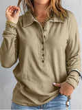 Woherb Color Sweater Women's Single Breasted Lapel Long Sleeve Loose Casual Bottom Jacket Autumn Winter New-Outfit