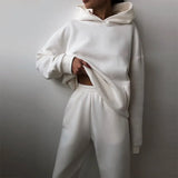 And Winter Women's Casual Fashion Thick Long-Sleeved Trousers Two
