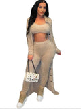 Winter Casual Fuzzy Three-Piece Pants