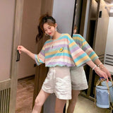 Print Japan Harajuku Hip Hop T-shirts Women Summer Short Sleeve Loose Tops Women 2021 Cute Oversized T Shirts