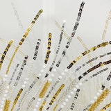 Spring And Summer New Star Fashion Mesh Splicing Heavy Industry Lincrium Nails Studded