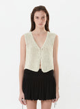 Summer Women's Sexy V-Neck Sling Knit Sweater Vest Vest-Outfit