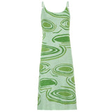 Y2K Knitted Bodycon Dresses Women Summer Spaghetti Strap Beach Midi Dresses Party Korean Harajuku Outfits