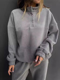New Casual Jacket Suit Women's Solid-Colored Velvet Trousers