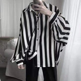 2022 Streetwear Harajuku Blouse Couple Shirt Women Men Clothing Blouses Bf Long Shirts Spring Autumn Turn-down Collar Casual