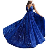 Sexy Dress Sleeveless Deep V Neck Formal Evening Party Maxi Dresses Ball Prom Gown Elegant Long Dress vestido de