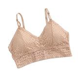 Sexy Bra Solid Vest Lace Seamless Breathable Push Up Top Underwear Fashion tops sexy femme lenceria mujer 2021