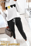 Women Tracksuit Sequins Long Sleeve Top & Drawstring Waist Pants Set Casual Daily Juicy Coutoure Tracksuit-Outfit