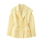 New Fashion Temperament Pad Long Sleeves Waistband Strap Shoulder