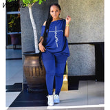 Basic Women 2pcs Set Faith Letter T-shirt and Leggings Pants Set Sweatsuit Tracksuit Two Piece Set Fitness Outfit 2023-Outfit