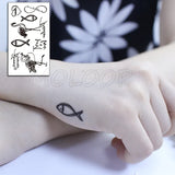 Water Transfer Tattoo Sexy Red Lips Print Tattoo Body Art Waterproof Temporary Fake Flash Tattoo for Man Woman Kid