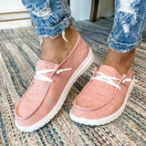 2021 Women Flats Summer Casual Shoes Female Breathable Slip on Loafers Canvas Sneakers Fashion Mocassin Femme Plus