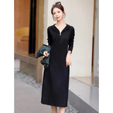 Woherb Vest With Black Hooded Dress Women's 2024 Summer New Casual Foreign Fashion Dress Two Sets-Outfit
