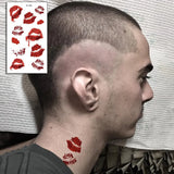 Waterproof Temporary Tattoo Stickers Playing Cards Peach Tattoo Small Size Tatto Flash Tatoo Fake Tattoos for Man Girl