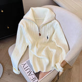 Temperament Commuting Long Sleeves Wearing Skirts In The Fall Of 2025 New V-Neck Waist Thin Shirt Dress