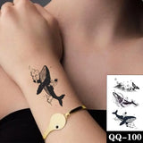 Water Transfer Tattoo Sexy Red Lips Print Tattoo Body Art Waterproof Temporary Fake Flash Tattoo for Man Woman Kid