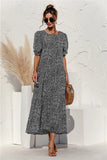 Sleeve Dot Plaid Urban Style Loose Stitching Long
