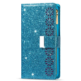 Case For iPhone 12 mini 12 11 Pro Max XR XS SE 2020 Bling Leather Wallet Cards Stand Flip Cover For 6 6s 7 8 Plus