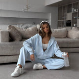 Women's Sweater Set Autumn/Winter New Sweater Cardigan Women's Loose Belt High-Waisted Skirt Fashion