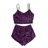 Hot Women 2 piece set Velvet Sleepwear Sexy Spaghetti Strap Shorts Pajamas Suit Ladies Casual Sleepwear Female Pajama Party