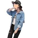 Woherb Coat Female Early Fall 2024 New Tide Loose Korean Version Student Bf Thin Jacket Autumn Suit Short Jacket-Outfit