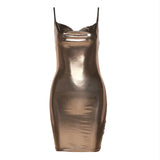 Spring And Summer New Fashion Women's Sexy Sling One Word Shoulder Slim Wrap Hip Dress Women-Outfit