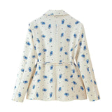 Women's Dress 2025 Explosion Fashion Two-Color Printed Collar With