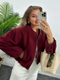 And Autumn 2025 Fashion New Soft Bomber Jacket Women's