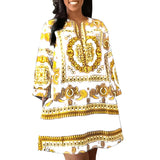 Plus Size Casual Loose Printed