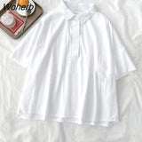 Women Sets Solid Short Sleeve T-shirt Ankle-length Wide Leg Pants Basic Preppy Style OL Ulzzang Fashion Outfit Soft Females Chic-Outfit