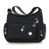 Handbags Messenger Bag Washed Nylon Lightweight Waterproof Shoulder Bags Fashion Zipper Crossbody Bag Purse Collect