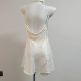 Sexy Thin Pajamas Women Pure Breeze Summer Women 2025 New Lace Ice Splicing Sling Slinging