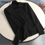 HIGH quality Knitted Women turtleneck Sweater Pullovers spring Autumn Basic Women Sweaters Pullover Slim female knit