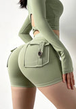 High Waist Pockets Yoga