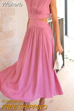Waist Y2k Sexy Women Dress Summer 2023 Elegant Sleeveless A-line Long Dresses Women Vintage Hollow Casual Dress Robes 25544-Outfit