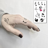 Water Transfer Tattoo Sexy Red Lips Print Tattoo Body Art Waterproof Temporary Fake Flash Tattoo for Man Woman Kid