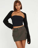Woherb New Loose Lazy Wind Knit Cardigan Women With A Short Versatile Jacket Jacket Women-Outfit