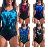 Woherb New Sports Competitive One-Piece Swimsuit Women's Backback Hot Spring