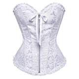 Zipper Jaclace Guard Waist-Beed Court Bouquet Close Abdomen Chest