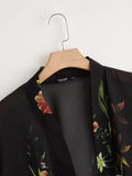 Clearance Price Fashion Women Large Plus Size Floral Coat 2022 Summer Long Casual Elegant Evening Party Festival