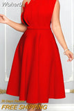 Women Elegant Party Dresses Sexy One Sleeve Ruffle Pleat A Line Dress High Waist Robe Africa Classy Summer Fashion Gowns-Outfit