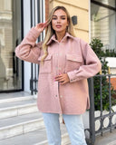Women's Clothing 2025 Autumn And Winter New Hairy Casual Clip Long-Sleeved