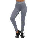 Leggings Fitness Workout Legging Push Up Sports Jegging Feamle Sexy V-Waist Legging